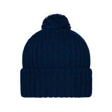 Knitted Cap with Pompon - Topgiving
