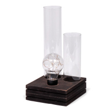 SENZA LED Table lamp with two glass vases - Topgiving