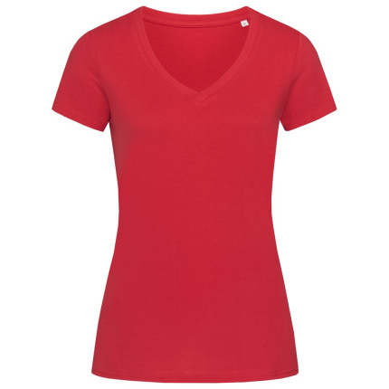 Stedman T-shirt V-neck Organic Janet SS for her - Topgiving