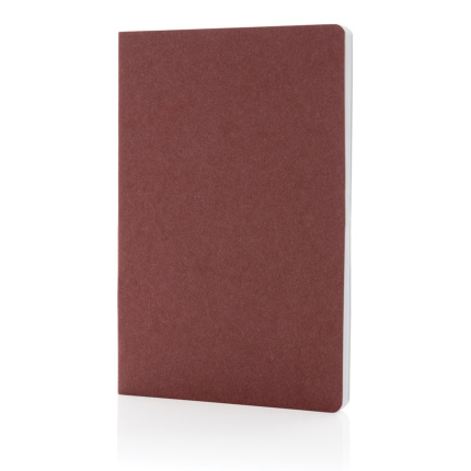 Salton A5 GRS gecertificeerd recycled papieren notitieboek - Topgiving