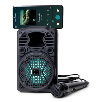 BRAINZ Karaoke Boombox met Microfoon - Topgiving