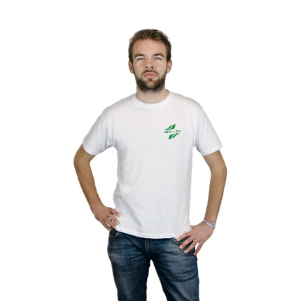 T-shirt 150 gr/m2 wit - Topgiving