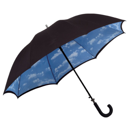 Dubbeldoeks paraplu met bedrukte binnenzijde - Topgiving
