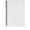 Desk-Mate® A5 spiraal notitieboek en bedrukte achterste omslag - Topgiving